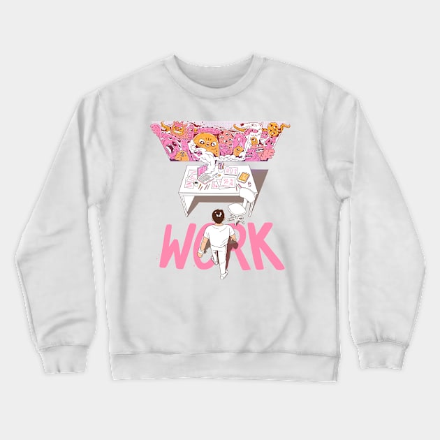 Work Crewneck Sweatshirt by geolaw